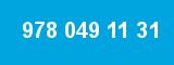 978 049 11 31